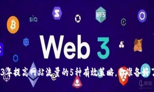 2023年提高网站流量的5种有效策略,你准备好了吗?